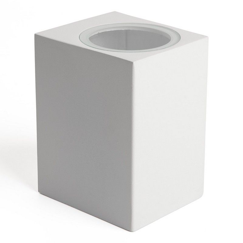 Уличные настенные светильники Светильник садово-парковый Feron DH050 на стену GU10 230V белый 48326 