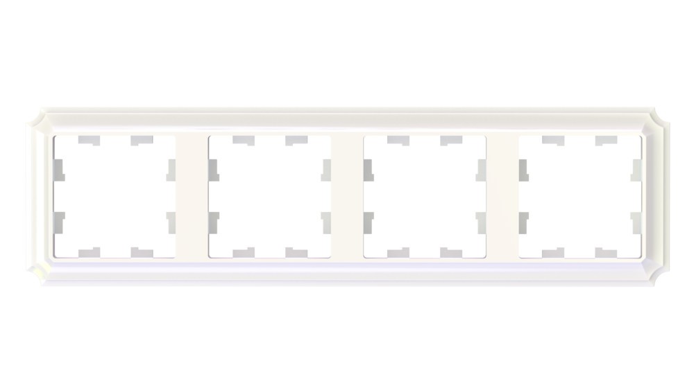 AtlasDesign Рамки Antique Рамка Systeme Electric AtlasDesign Antique Жемчуг 4-ая, универсальная ATN100404