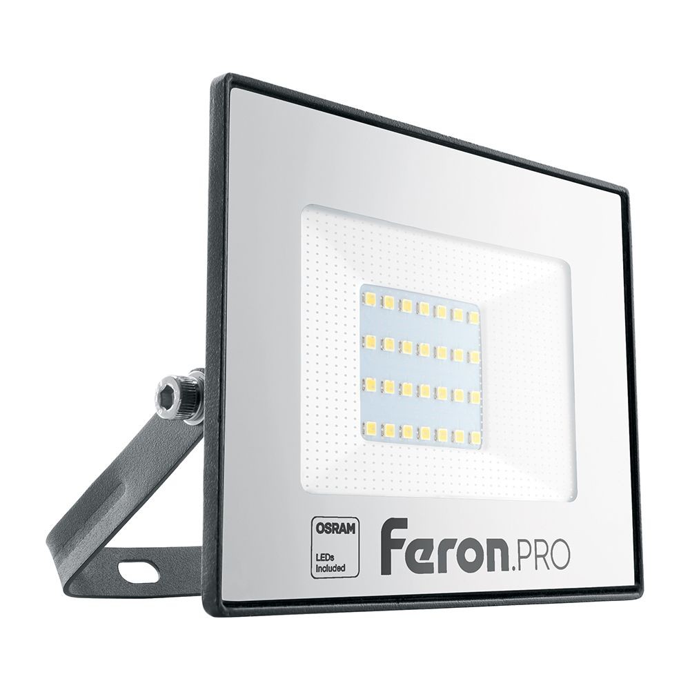 Прожекторы светодиодные Светодиодный прожектор Feron.PRO LL-1000 IP65 30W 6400K 41539 