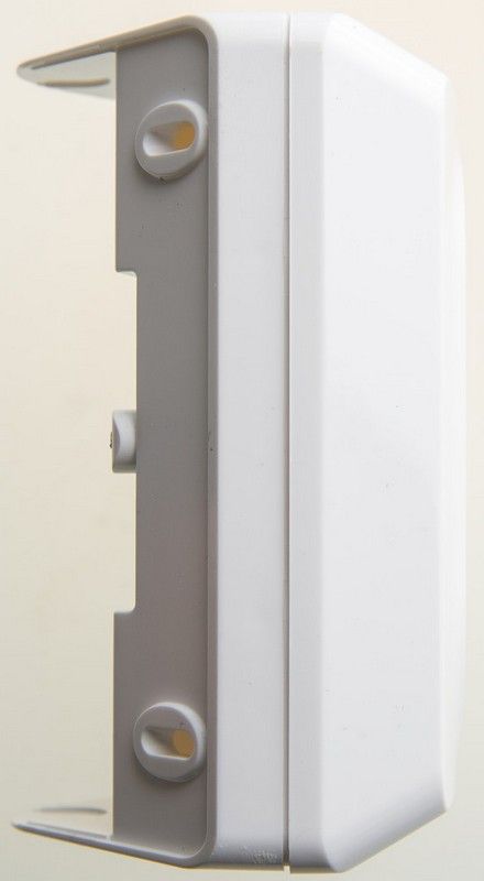 Этюд Белый Розетка 2-ая Systeme Electric Этюд наружный Белый угловая с/з со шторками 16А 250B PA16-108B