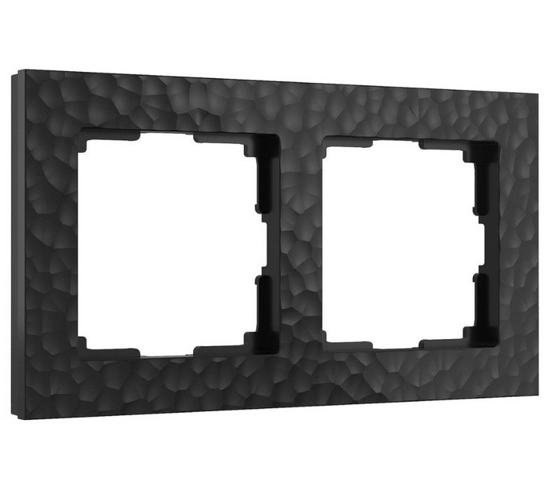 Рамки Werkel Hammer Рамка Werkel на 2 поста Hammer (черный) W0022408