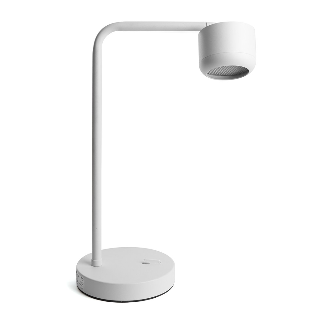 Настольные лампы Настольная лампа Feron DE365 ECHO 12W GX53 белый с антибликовой сеточкой 48405 