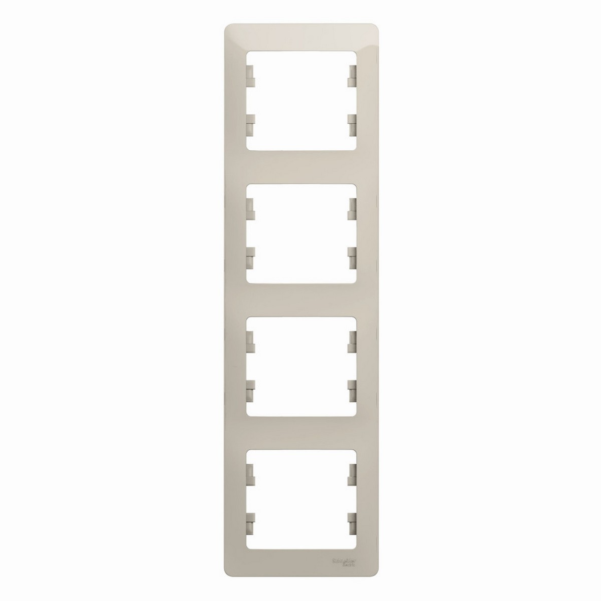 Glossa Молочный Рамка Systeme Electric Glossa Молочная 4-ая вертикальная GSL000908