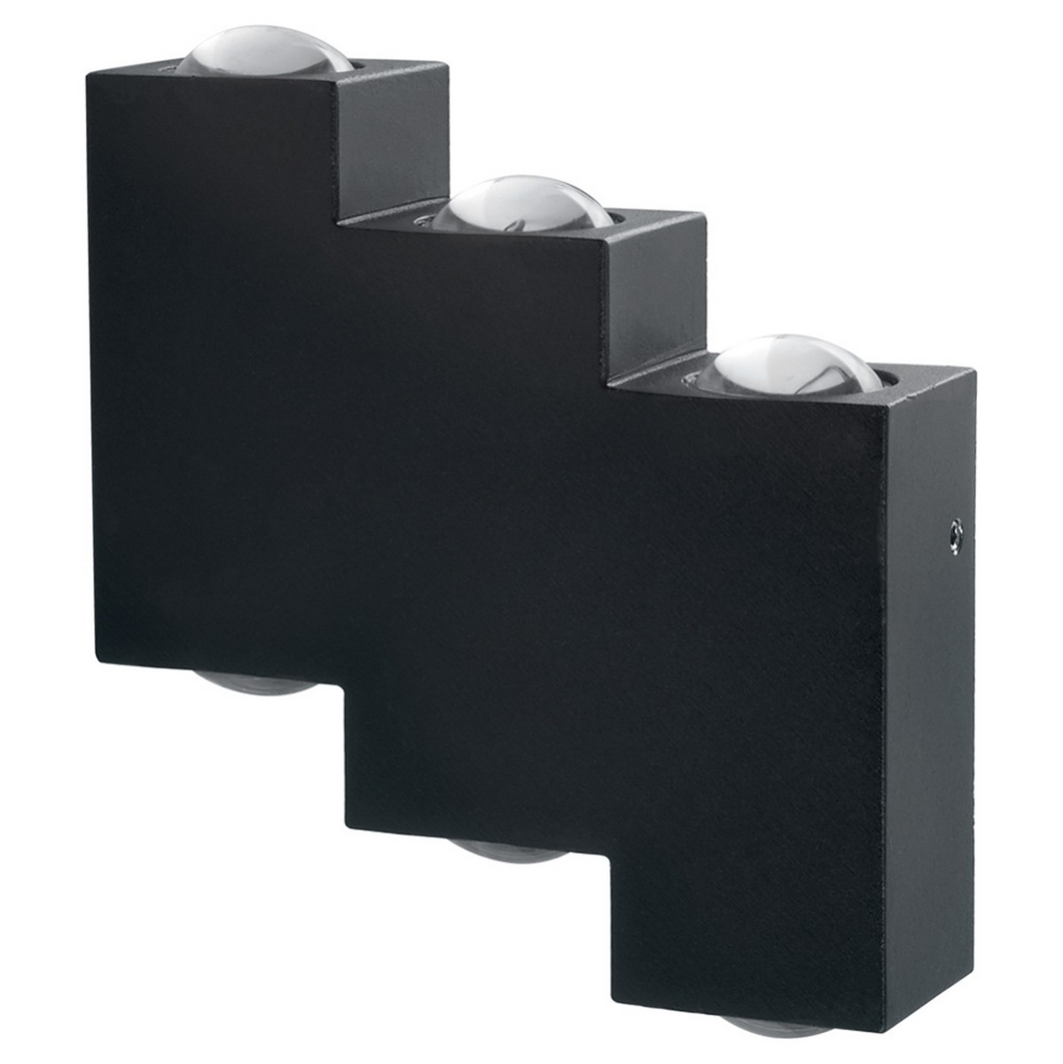 Уличные настенные светильники Светильник уличный светодиодный Feron DH110 6*1W 600Lm 4000K черный 11704 