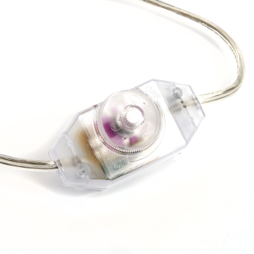 Сетевой шнур Feron DM103-200W с диммером 230V 1,5+0,5м, прозрачный 23058