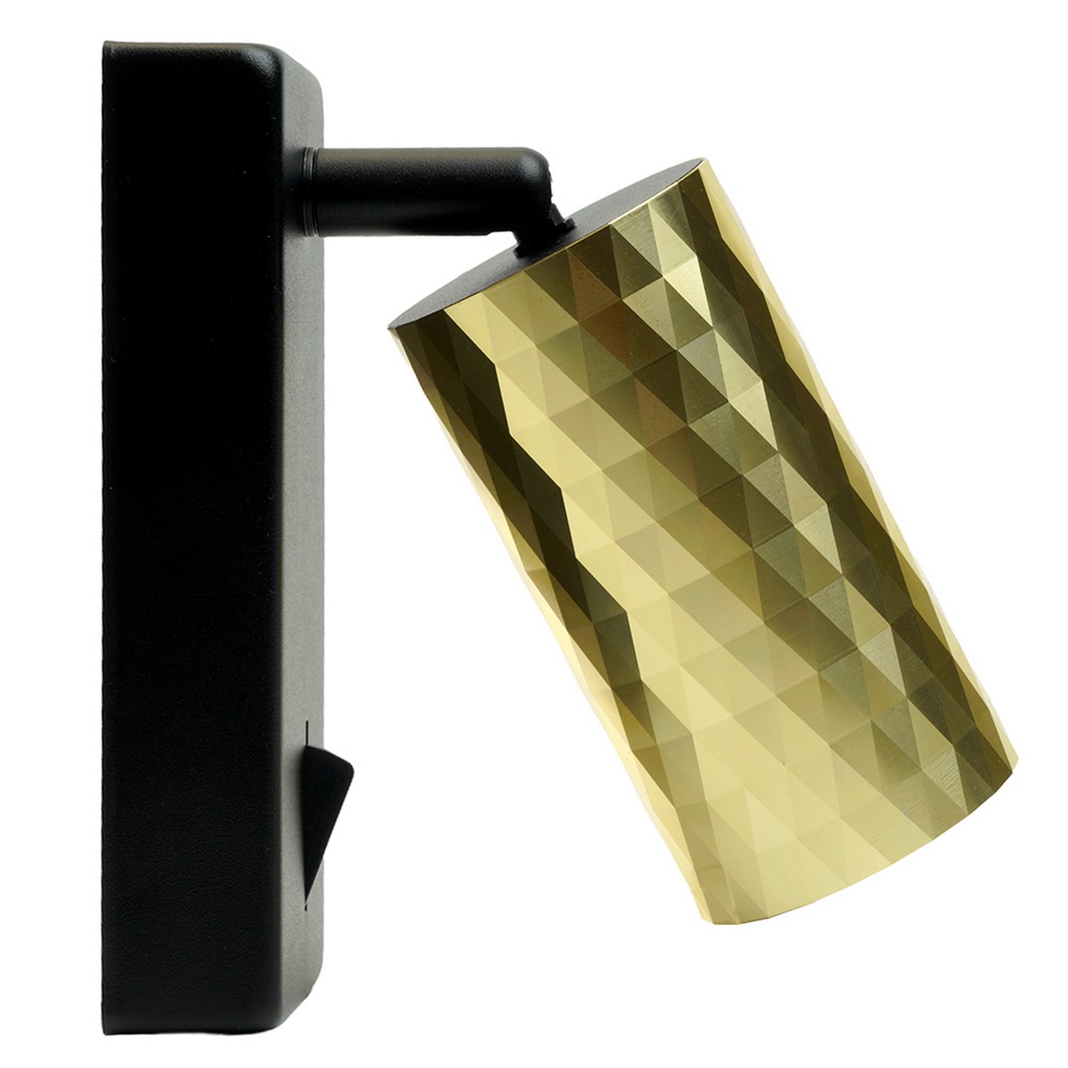 Светильники споты светодиодные Светильник спот Feron ML1880 PRISM GU10 золото и чёрный 48671 