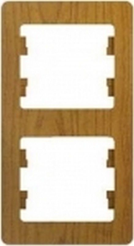 Glossa Дуб Рамка Systeme Electric Glossa Дерево Дуб 2-я, вертикальная GSL000506