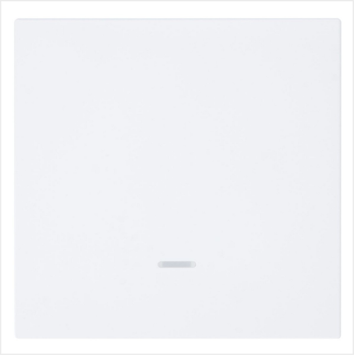 JASMART FD - розетки и выключатели Выключатель одноклавишный JASMART FD проходной со светодиодом Белый матовый (soft touch) 3012NPWM