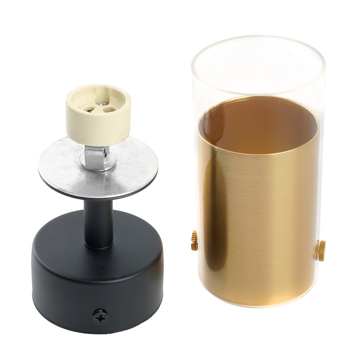 Светильники споты светодиодные Светильник Feron ML 1891 LUMINA настенно-потолочный GU10 золото черный 48746 