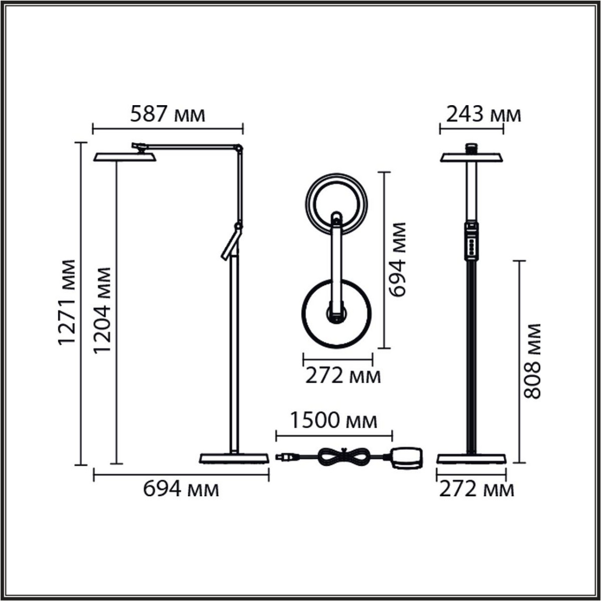 Торшеры Торшер LUMION 8333/15FL GENRI 