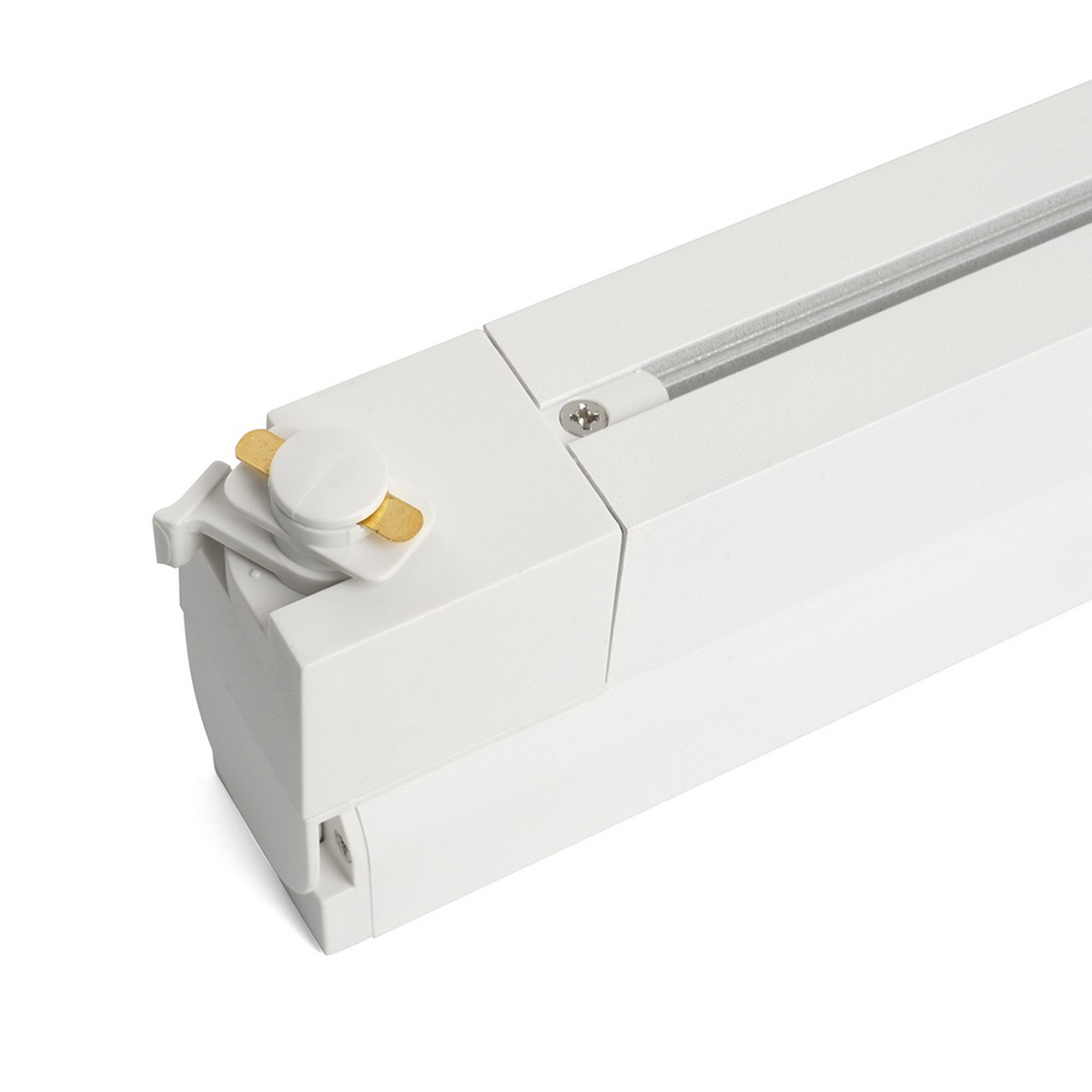 Трековые светодиодные светильники Светодиодный светильник Feron AL131 трековый однофазный 20W 4000K 60 град. белый 48375 