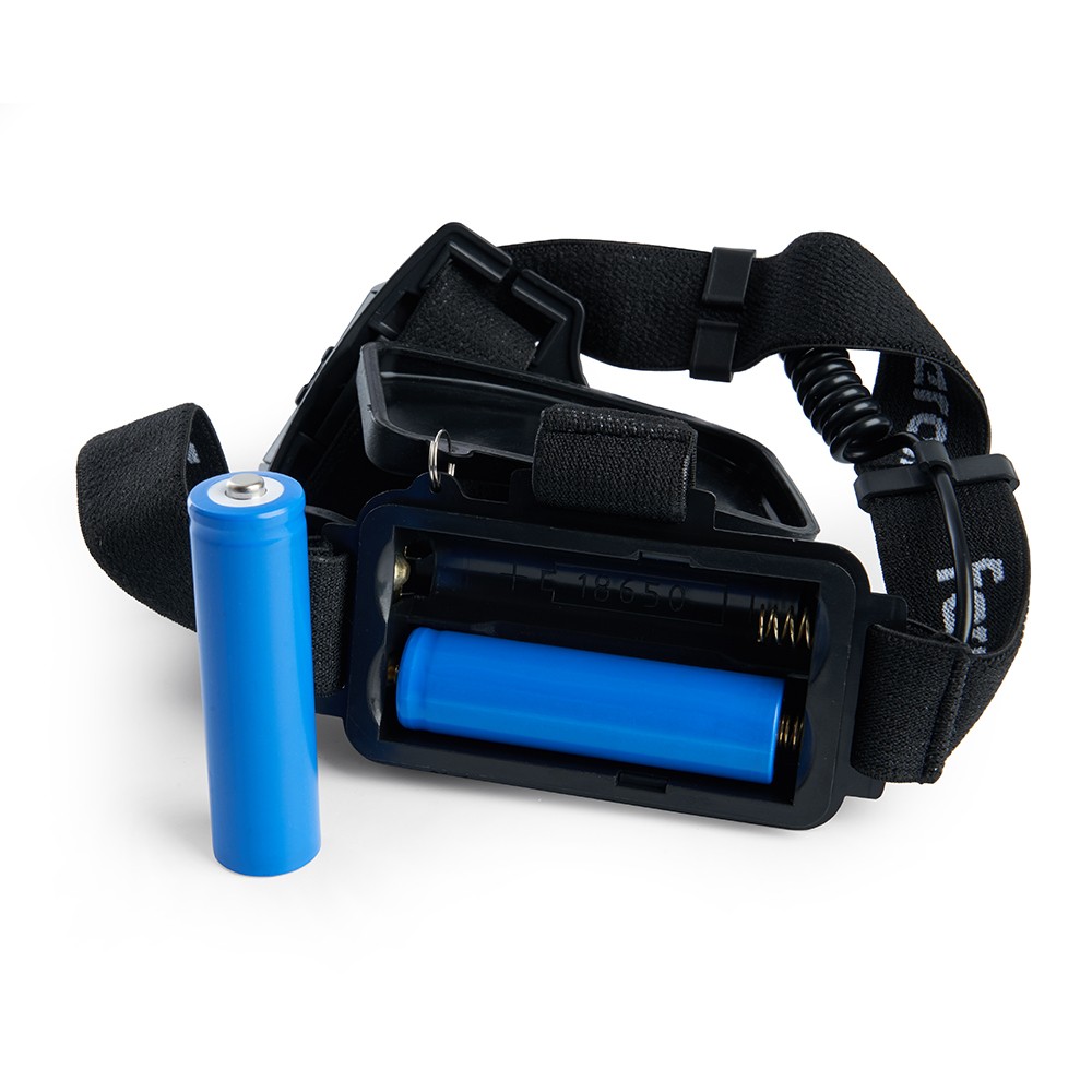 Фонарь налобный FERON TH2305 ZOOM c аккумулятором 5W 2*18650 IP44 пластик/алюминий 41709 фото