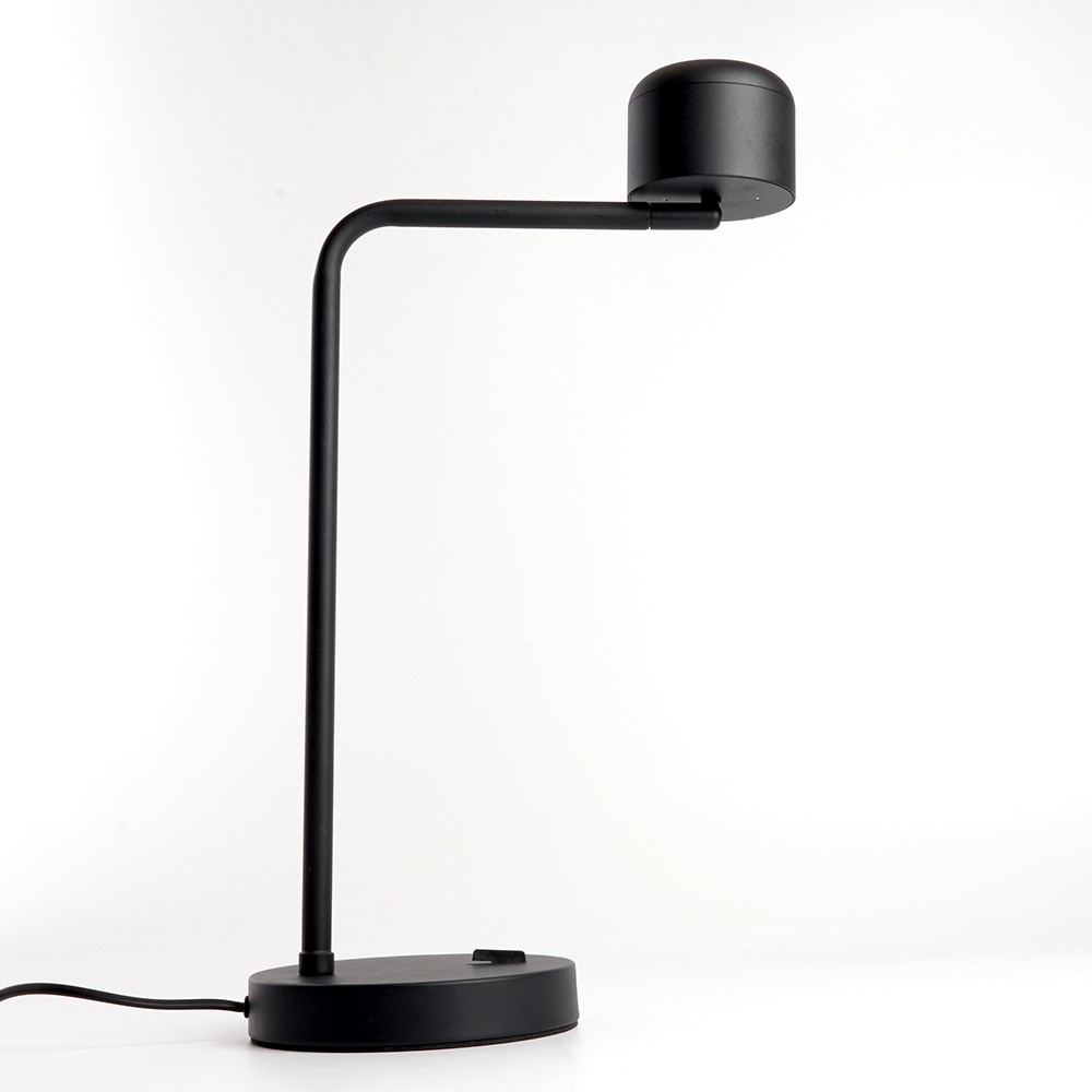 Настольные лампы Настольная лампа Feron DE365 ECHO 12W GX53 черный с антибликовой сеточкой 48404 