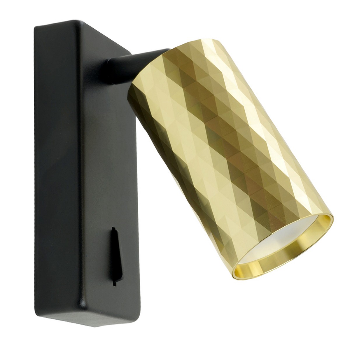 Светильники споты светодиодные Светильник спот Feron ML1880 PRISM GU10 золото и чёрный 48671 