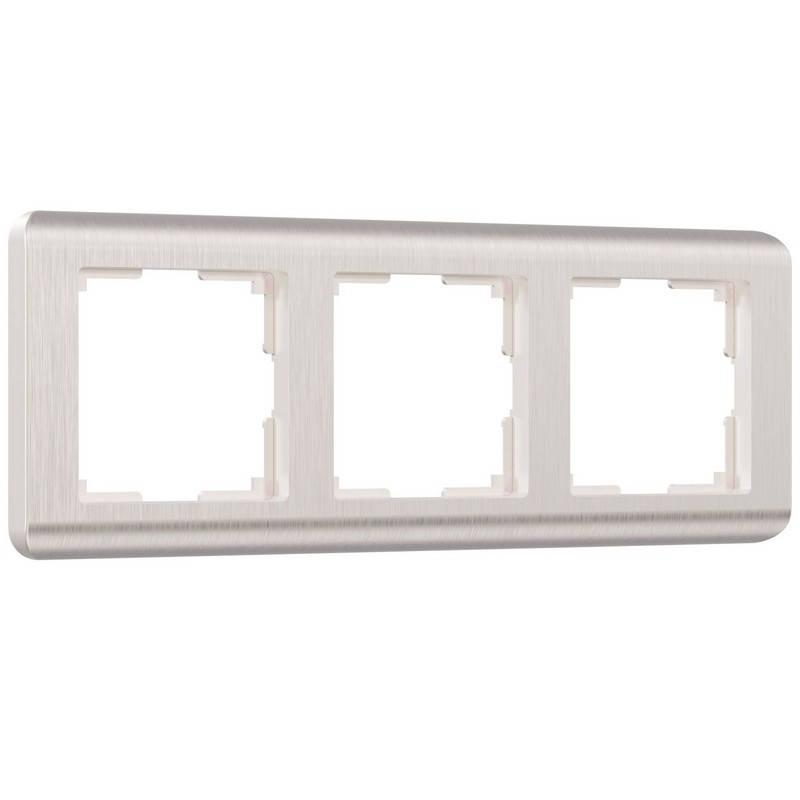 Рамки Werkel Stream Рамка Werkel Stream на 3 поста (перламутровый) W0032113