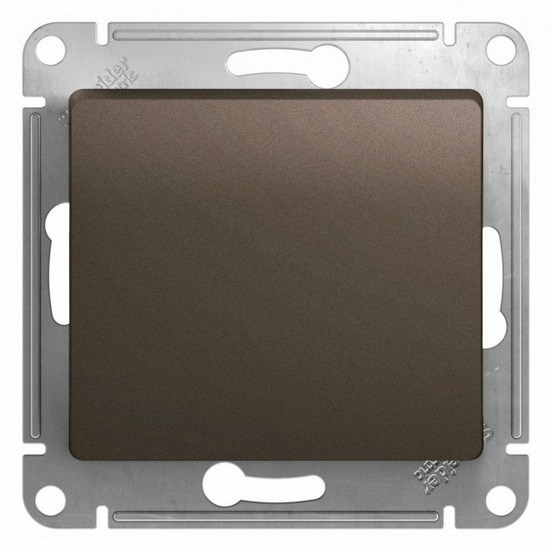 Glossa Шоколад Выключатель Systeme Electric Glossa Шоколад 1-клавишный сх.1, 10AX механизм GSL000811