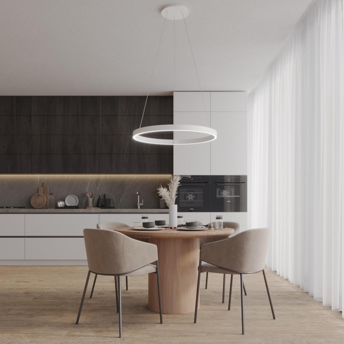 Подвесные светодиодные светильники Светильник подвесной диммир. со сменой цв. температуры NOVOTECH SOTTO 359449 