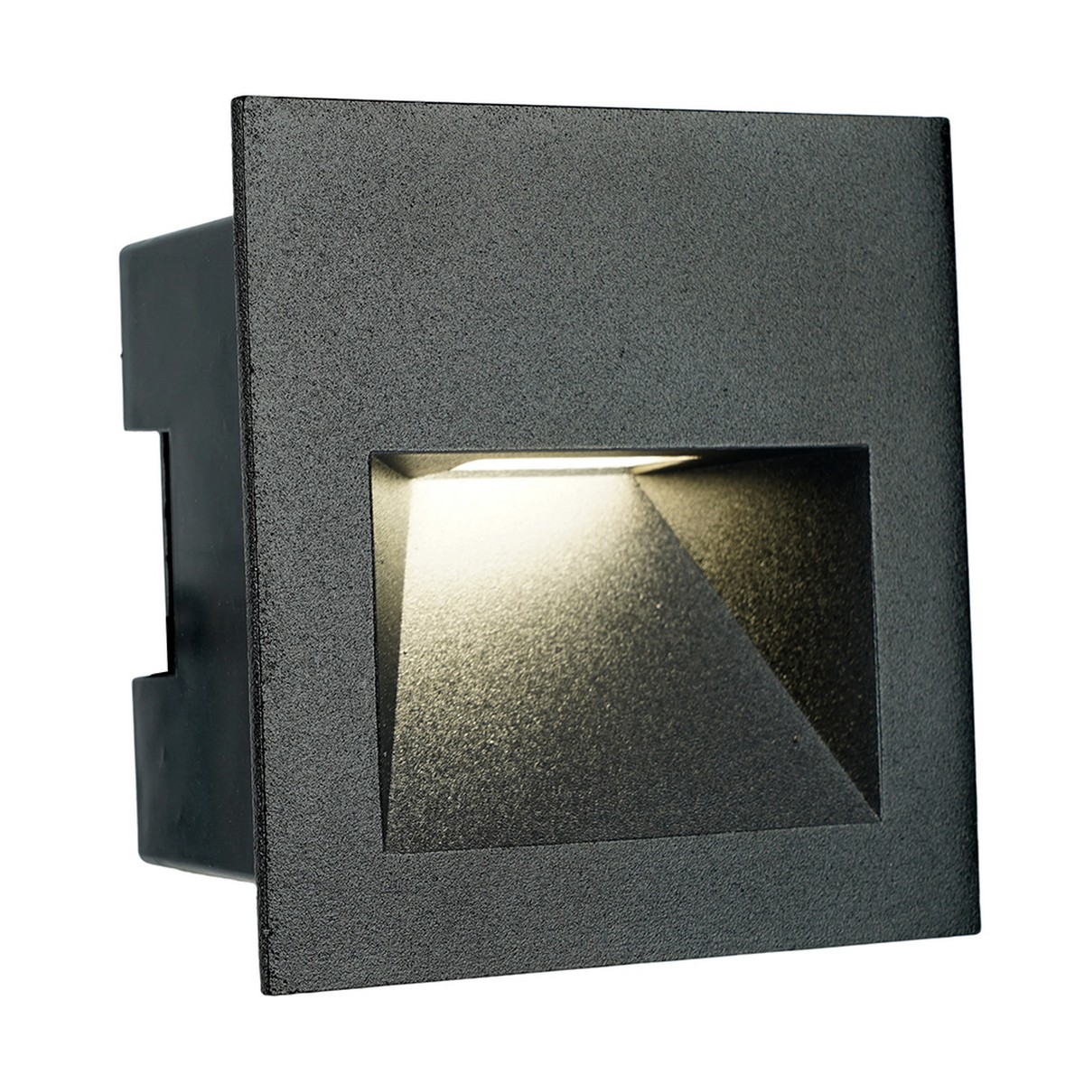 Уличные настенные светильники Светодиодный светильник Feron LN013-1 встраиваемый 3W 4000K IP65 черный 51958 