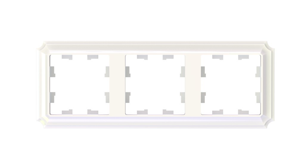 AtlasDesign Рамки Antique Рамка Systeme Electric AtlasDesign Antique Жемчуг 3-ая, универсальная ATN100403