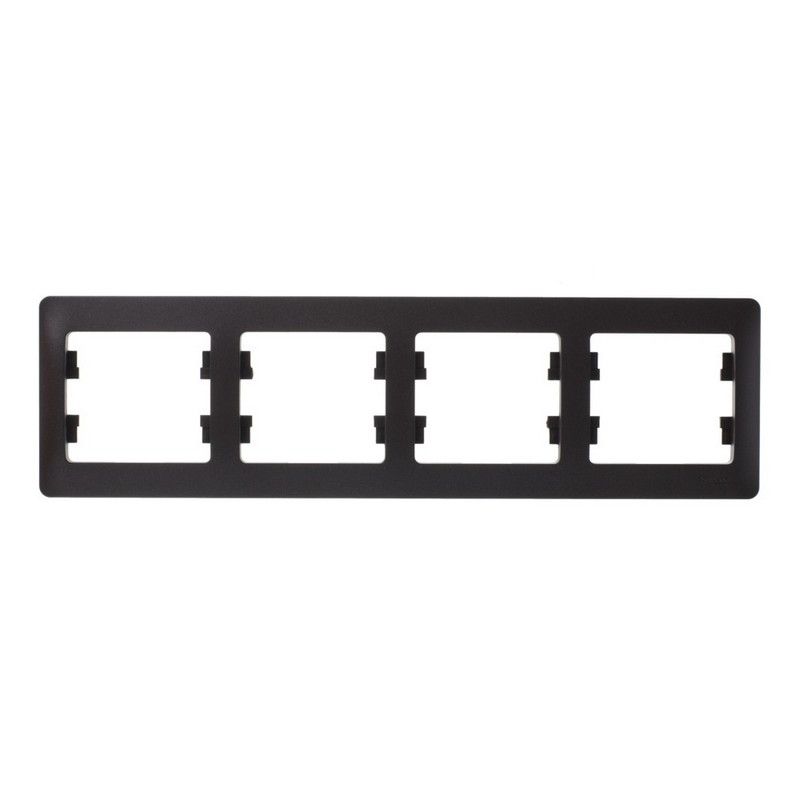 Glossa Шоколад Рамка Systeme Electric Glossa Шоколад 4-я, горизонтальная GSL000804