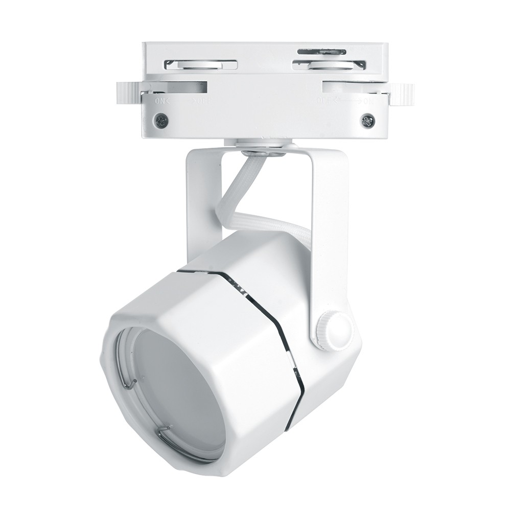 Трековые светодиодные светильники Светильник Feron AL192 трековый на шинопровод под лампу GU10 белый 41593