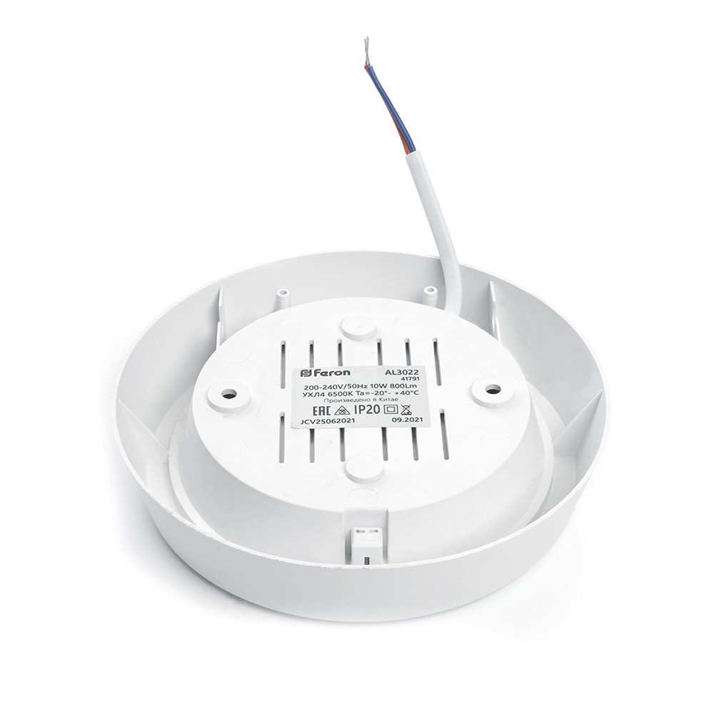 Накладные светодиодные светильники Светильник накладной светодиодный FERON AL3020 белый 10W 6500К 41767 