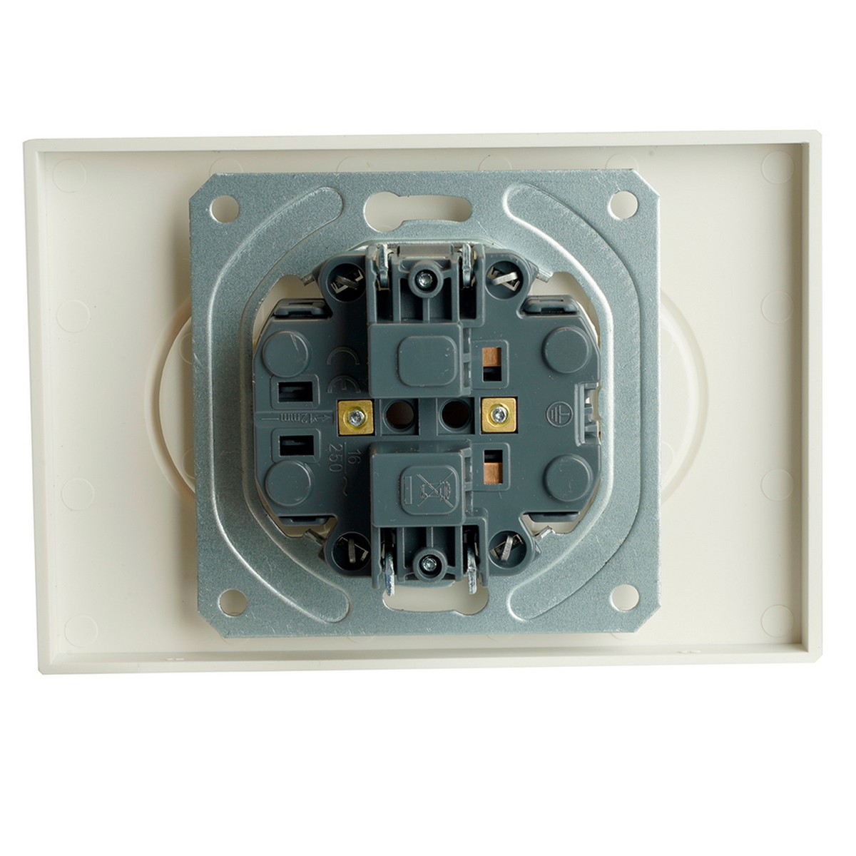 Эмили - Розетки и выключатели Stekker Розетка 2-ая с защитной шторкой б/з 16А STEKKER Эмили RST16-5116-01 белый фарфор soft touch 49877