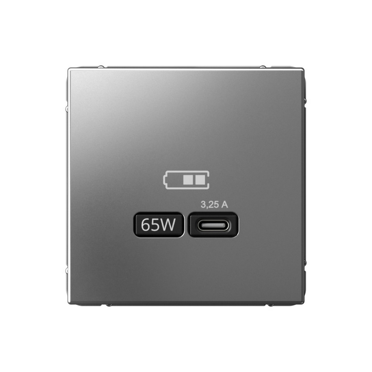ArtGallery Шампань USB Розетка Systeme Electric ArtGallery Сталь тип-С 65Вт высокоскор.заряд. QC PD GAL000927