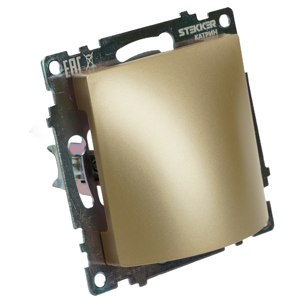 Катрин - Розетки и выключатели Stekker Кабельный вывод STEKKER Катрин золото GLS00-7116-08 49464
