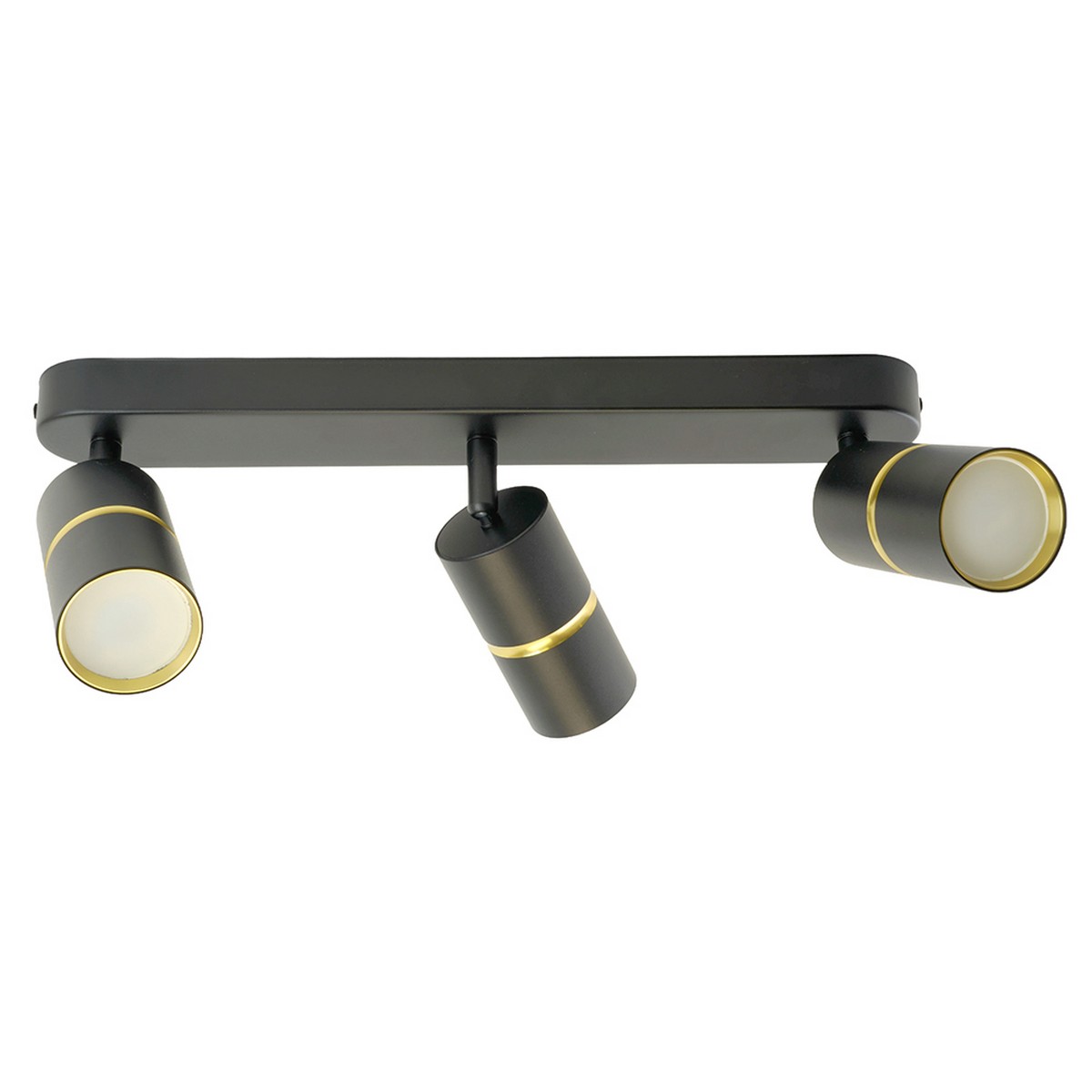 Светильники споты светодиодные Светильник спот Feron ML1863 ZEN настенно-потолочный GU10 чёрный золото 48645 