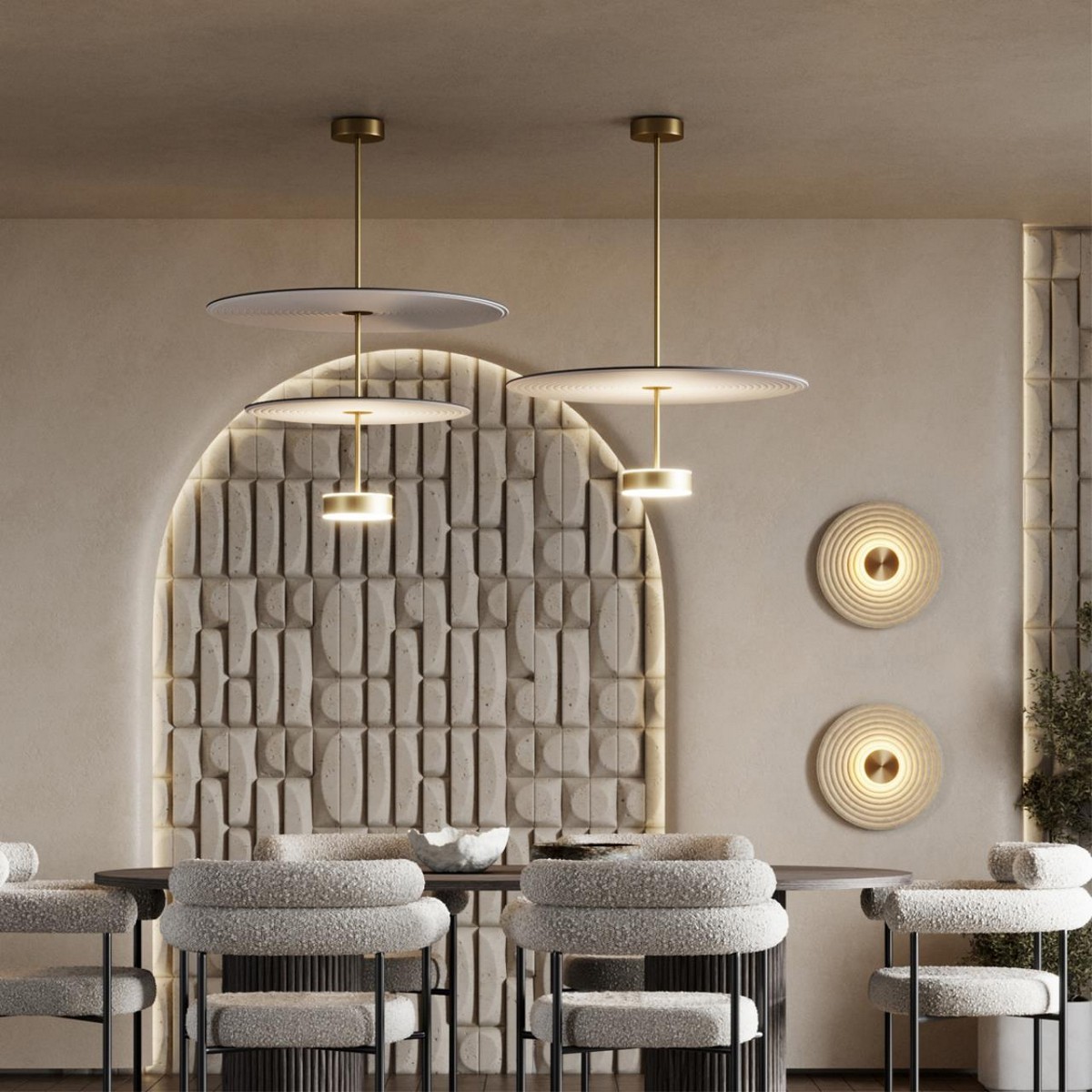 Люстры Потолочный светильник ODEON LIGHT 7035/20CL FELT LED 