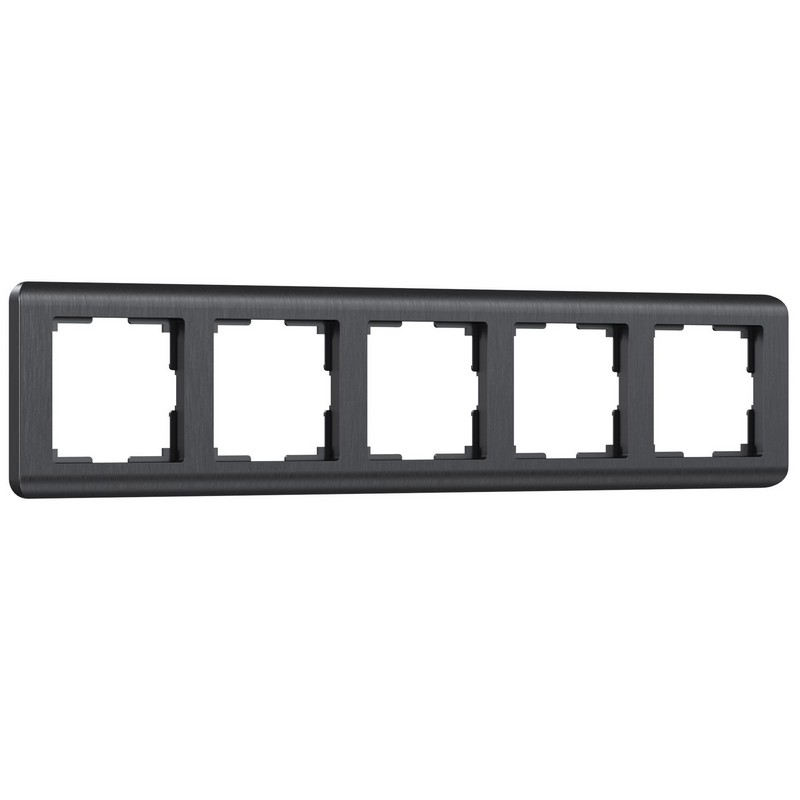 Рамки Werkel Stream Рамка Werkel Stream на 5 постов (графит) W0052104