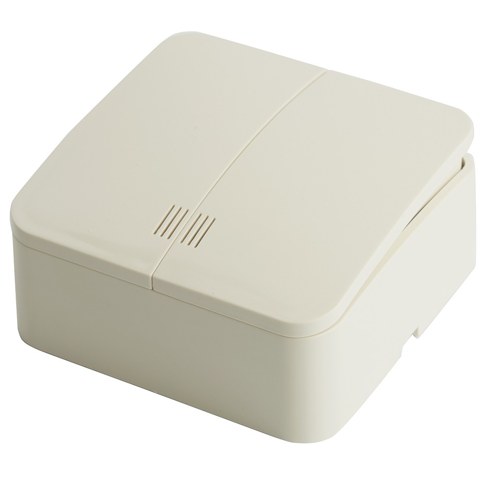 Накладные розетки и выключатели Stekker Выключатель STEKKER открытой установки 2-клавишный MSW10-21-04 с индикатором София слоновая кость 49476