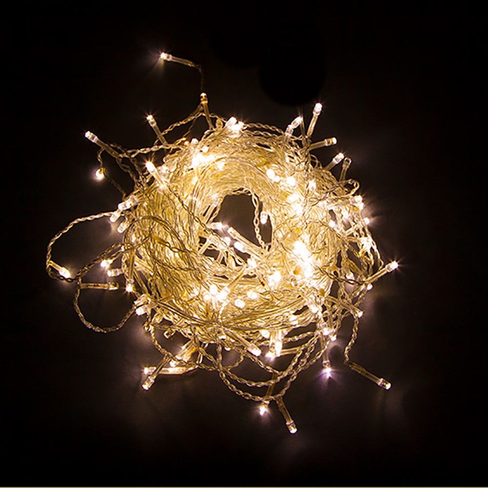 Светодиодная гирлянда Feron CL22 бахрома статичная 45м*08м+ 3м 230V 2700К c питанием от сети прозрачный шнур 32343