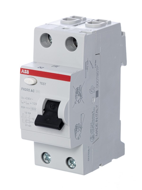 ABB УЗО ABB FH202 2P 25A 300mA (AC) 2CSF202003R3250 