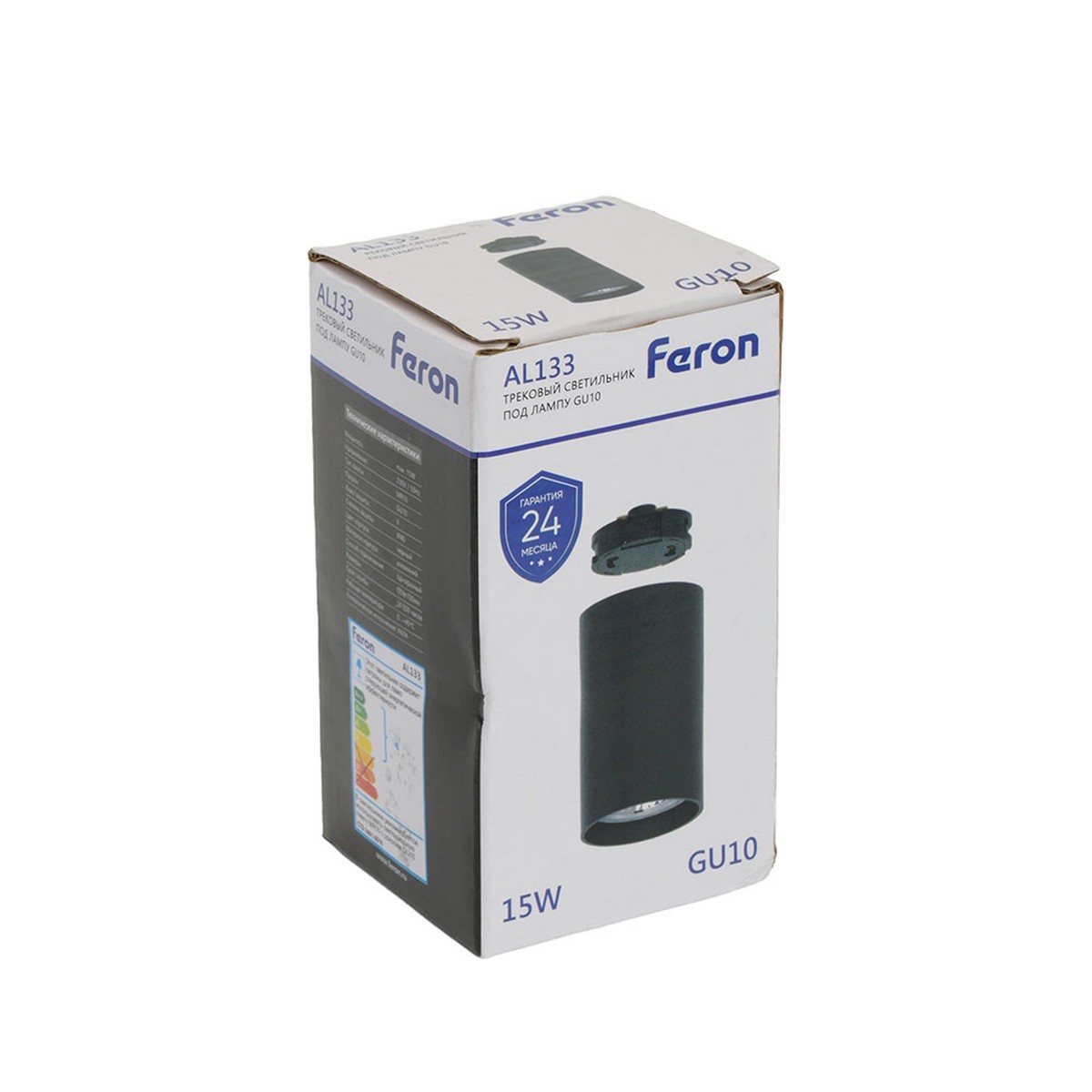 Трековые светодиодные светильники Светильник Feron AL133 трековый GU10 черный 51121 