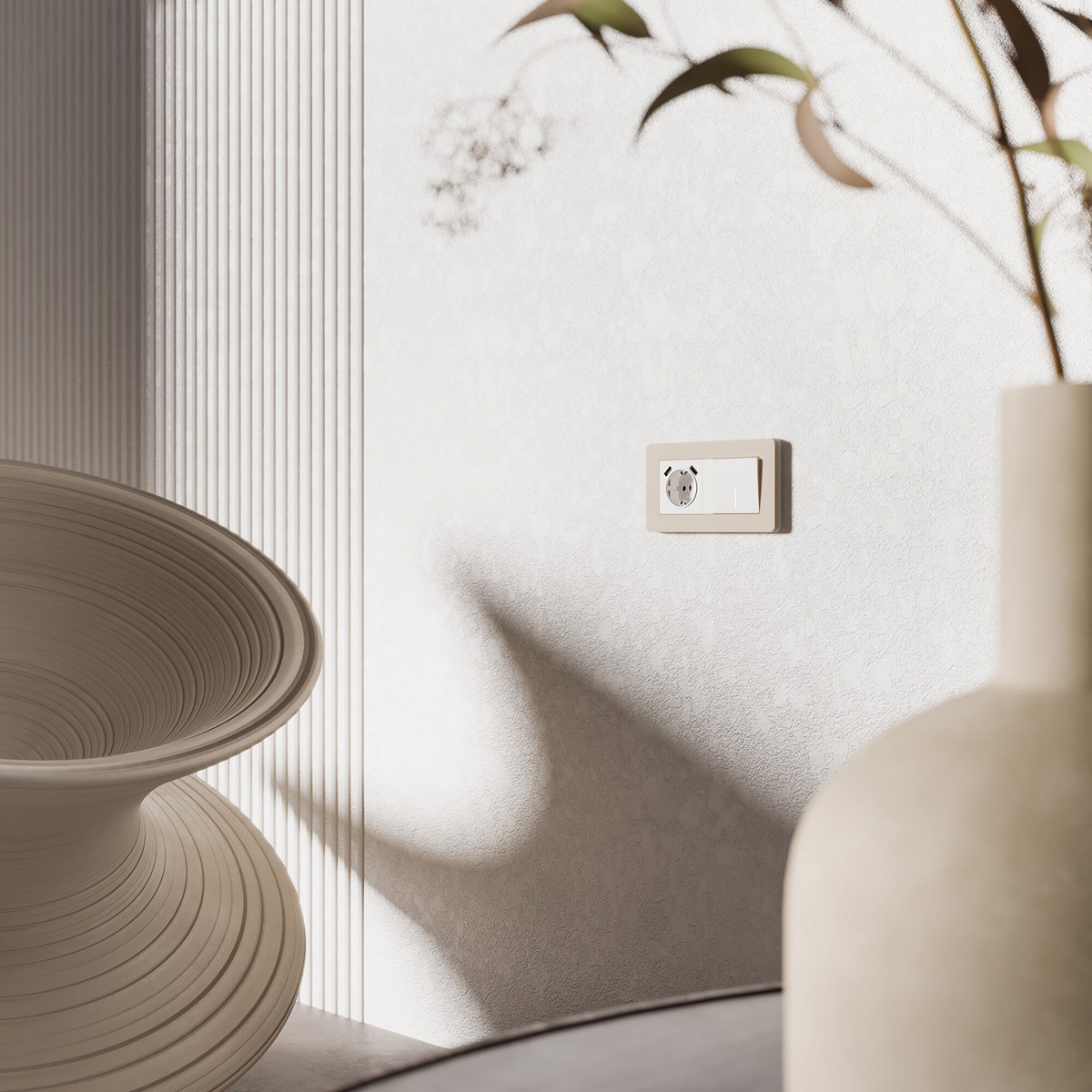 Рамки Werkel Split Рамка Werkel на 2 поста Split (айвори/белый, soft-touch) W0023066