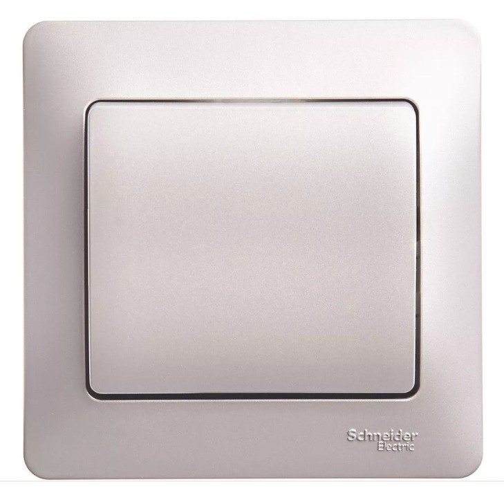 Glossa - Розетки и выключатели Glossa Платина