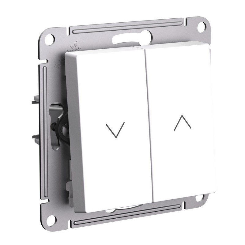 AtlasDesign Лотос Выключатель Systeme Electric AtlasDesign Лотос 2-клавишный жалюзи, 10А, ATN001319