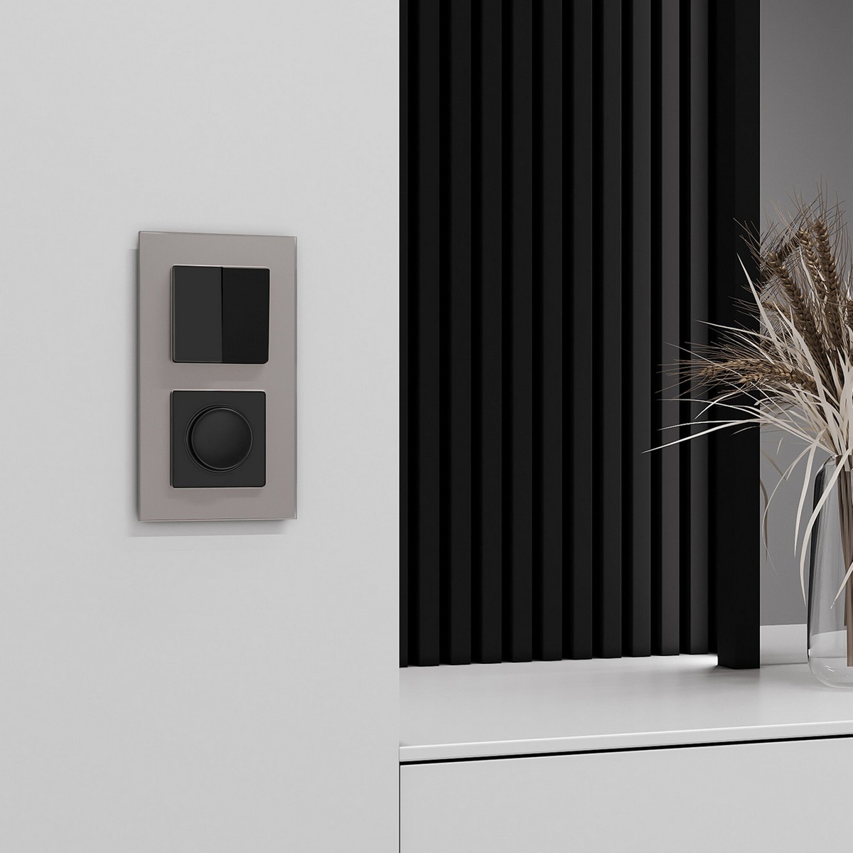 Рамки Werkel Senso Рамка Werkel на 2 поста Senso (дымчатый, стекло soft-touch) W0023117