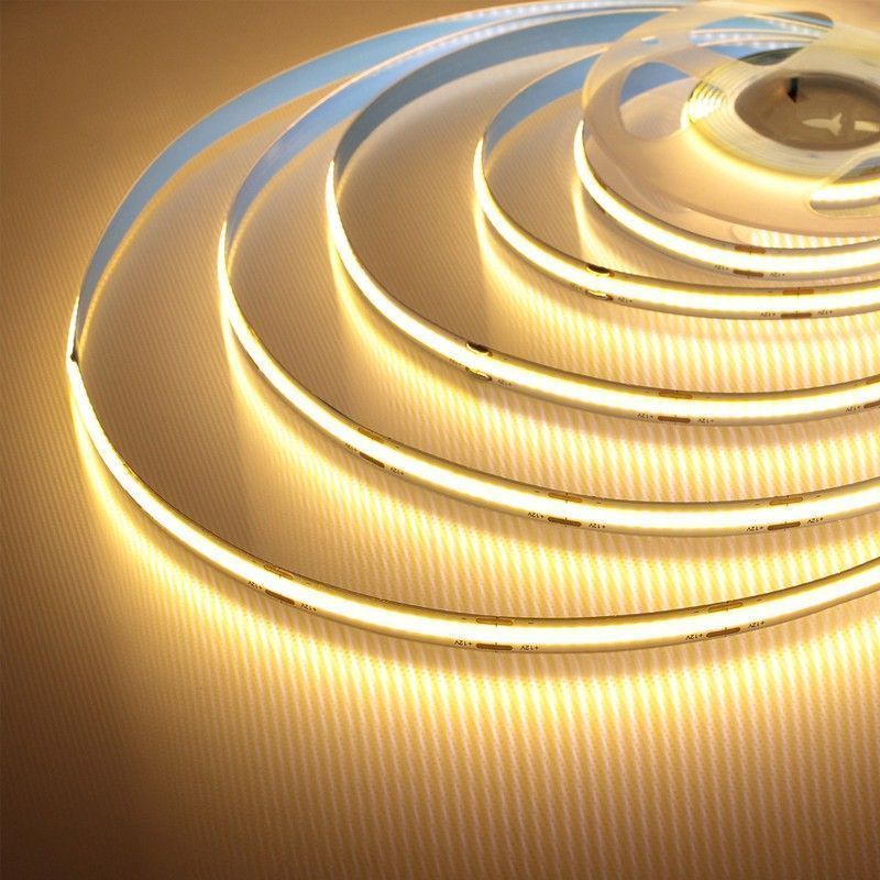 Светодиодная лента белая теплая Светодиодная лента Eleganz COB Standard  IP33 12V 8 Вт/м  310 Led Теплый белый 3000K (цена за метр) 990081