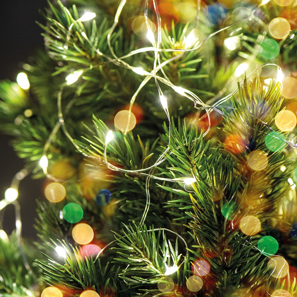 Гирлянда линейная Feron CL575 Роса статичная 5м USB 5000K 48184