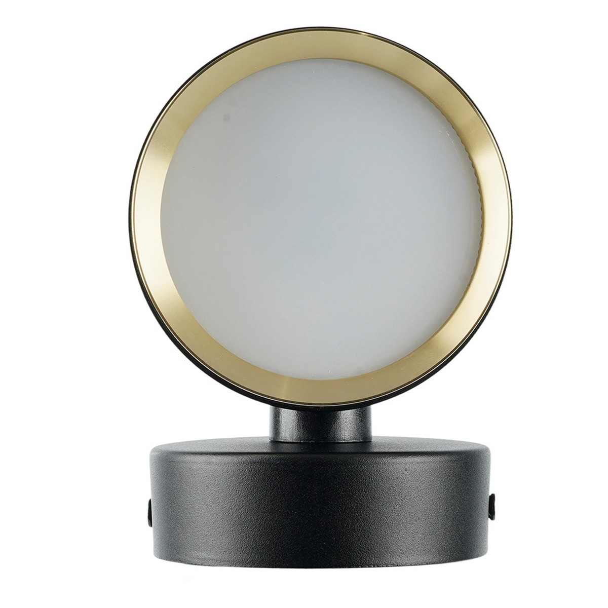 Накладные светодиодные светильники Светильник настенный Feron HL4598 Barrel DUET GX53 черный + золото IP20 52019 