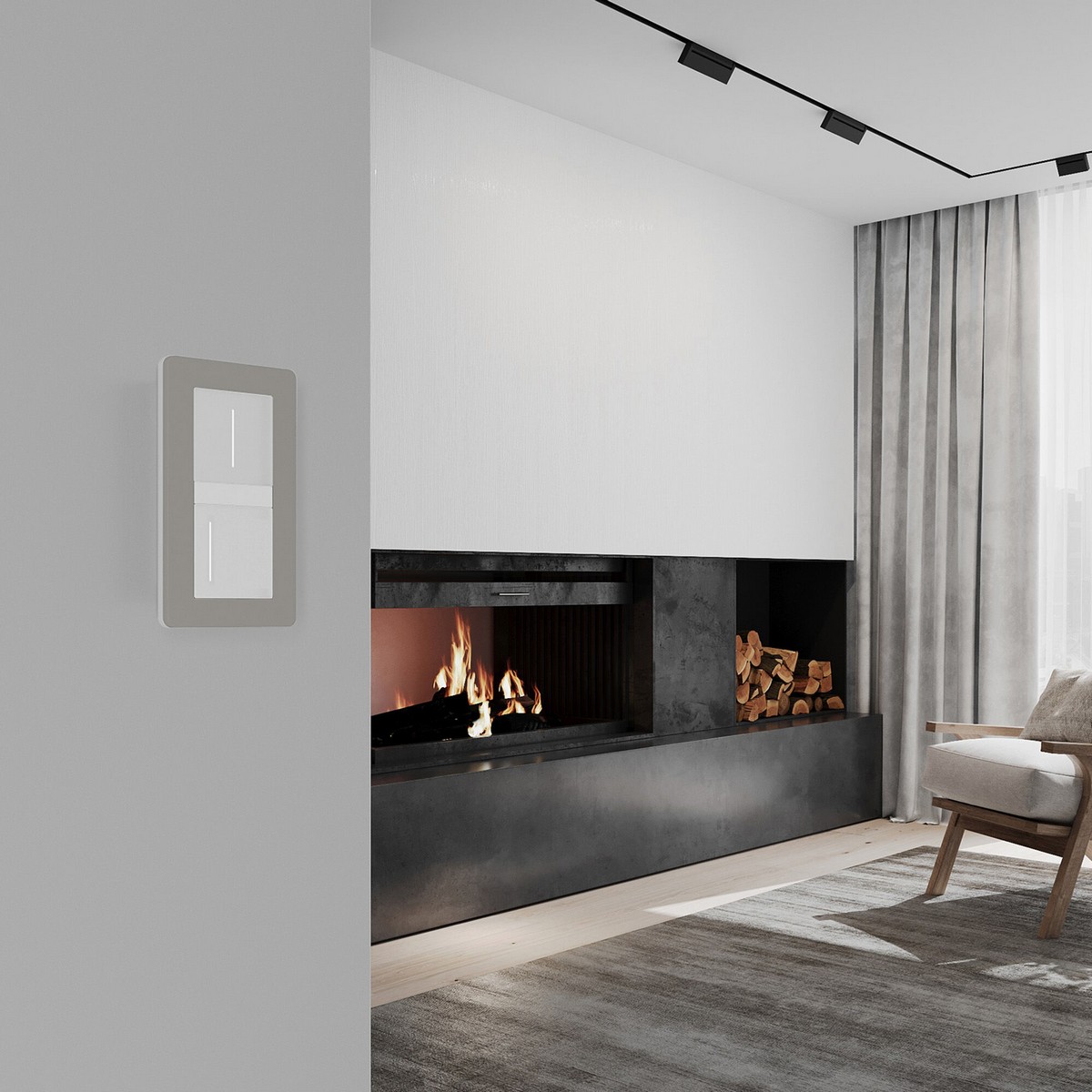 Рамки Werkel Split Рамка Werkel на 2 поста Split (дымчатый/белый, soft-touch) W0023067