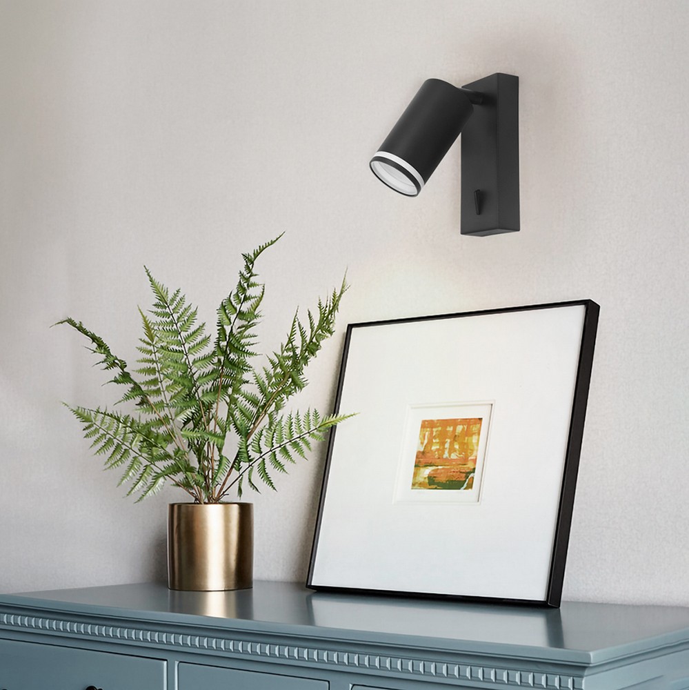 Накладные светодиодные светильники Светильник Feron ML1620 LUNA 35W 230V GU10 чёрный 48810 