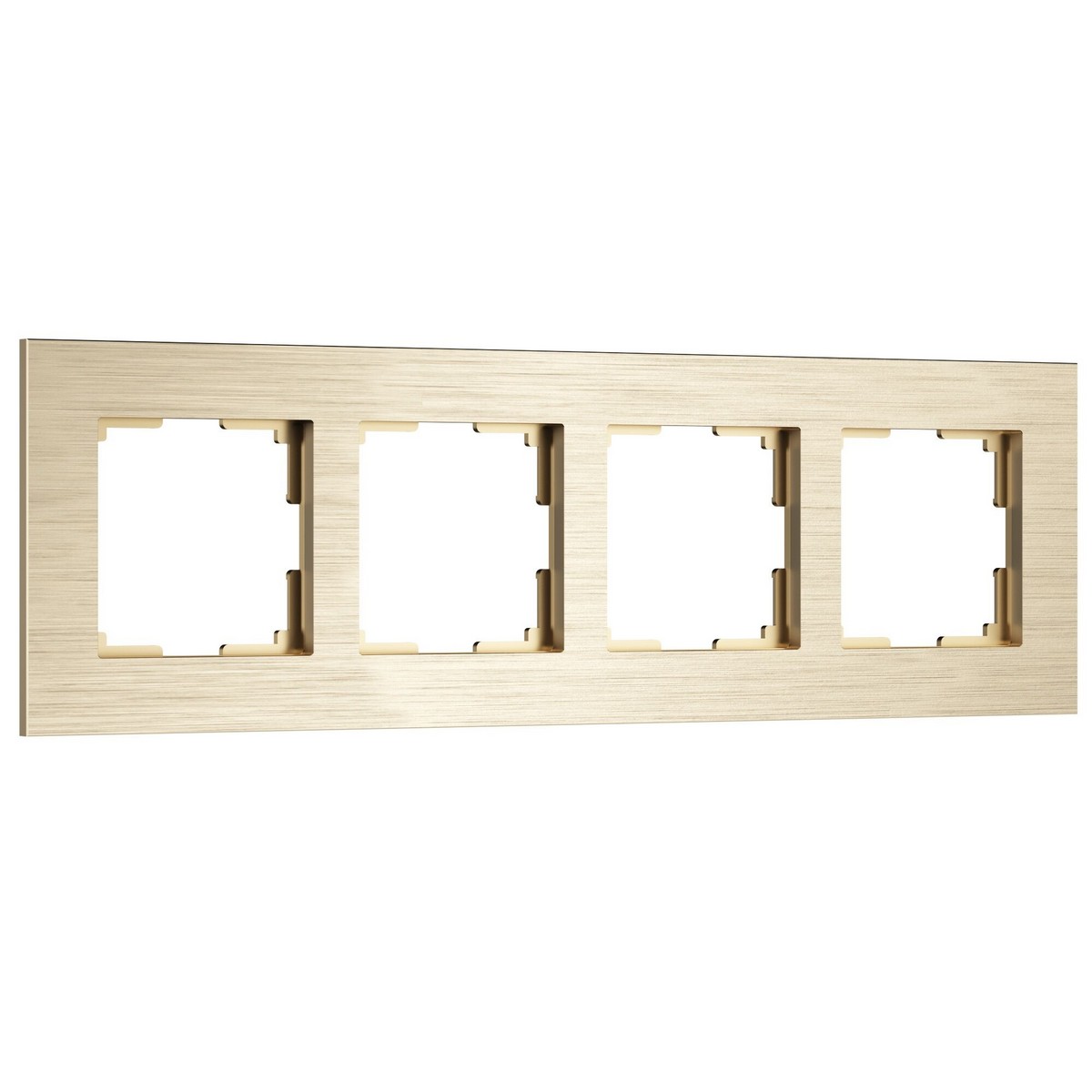 Рамки Werkel Alumax Рамка Werkel на 4 поста AluMax (шампань) W0043511 a066336