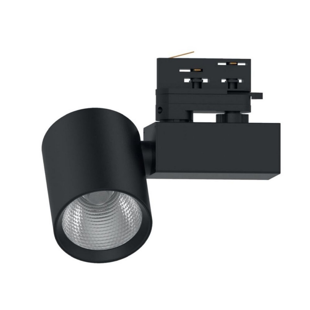 Трековые светодиодные светильники Светодиодный светильник Feron AL148 трековый на шинопровод 30W 4000K 35 градусов черный 3х фазный 51605