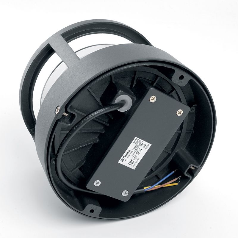 Уличные настенные светильники Светильник уличный светодиодный Feron DH107 12W 720Lm 4000K черный 06349 