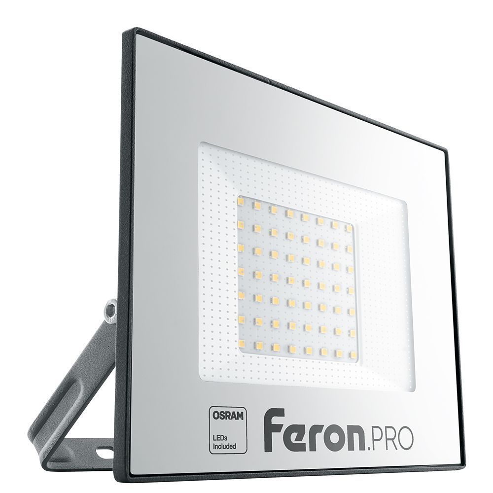 Прожекторы светодиодные Светодиодный прожектор Feron.PRO LL-1000 IP65 50W 6400K 41540 