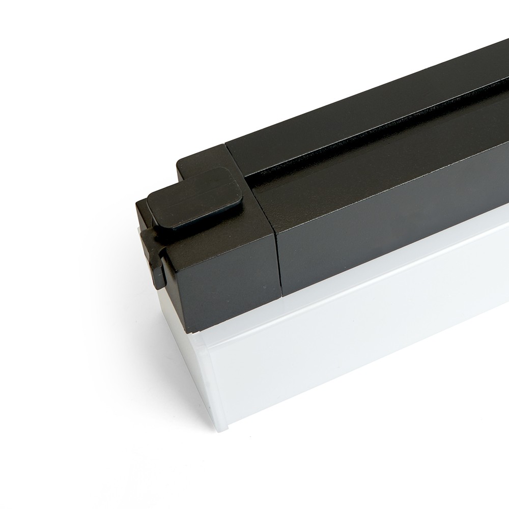 Трековые светодиодные светильники Светодиодный светильник Feron AL120 трековый однофазный на шинопровод 60W 6500K 160 градусов черный 48573 